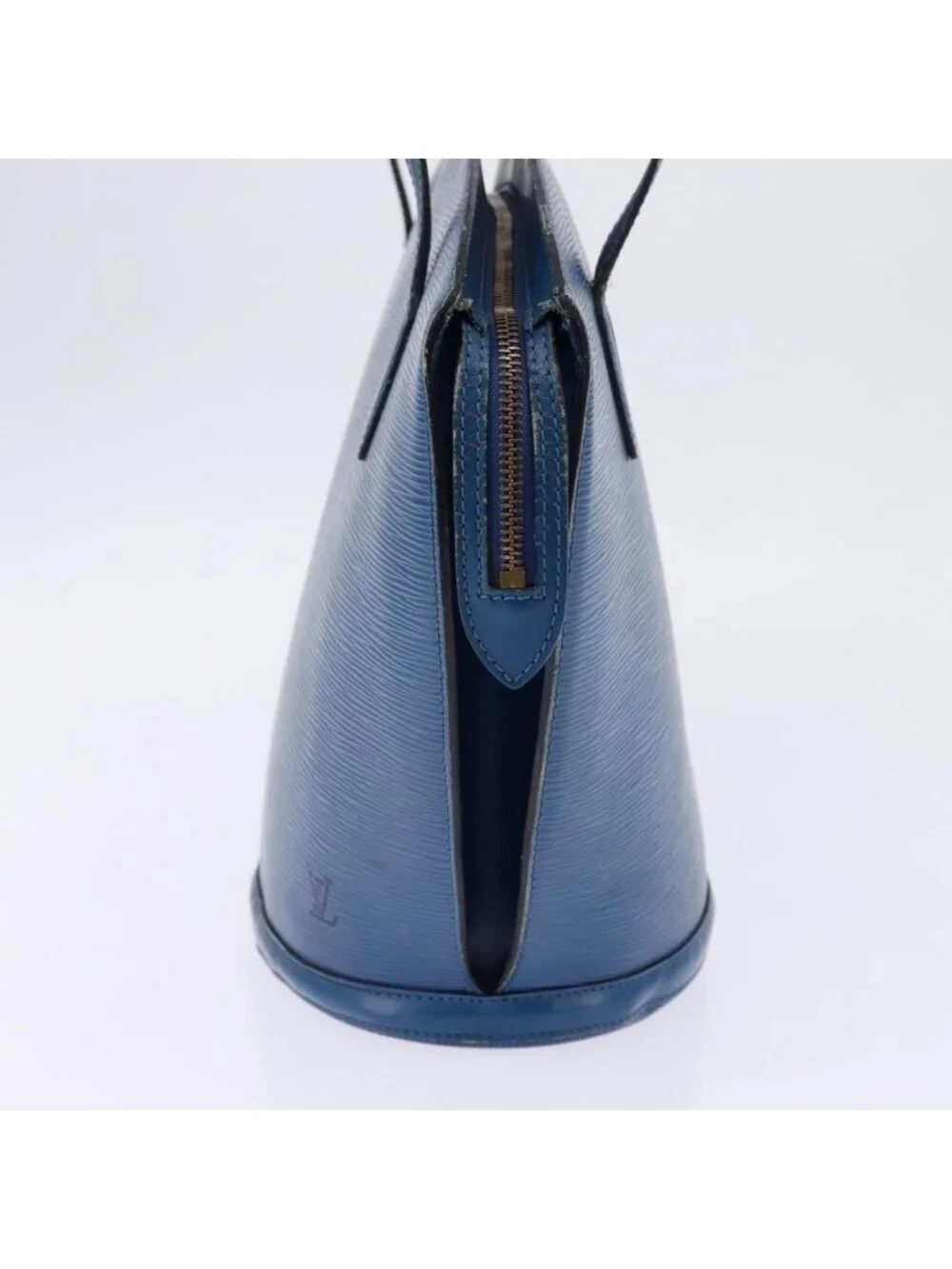 Authentic LOUIS VUITTON Epi Saint Jacques Shopping Shoulder Bag Blue M52275 LV